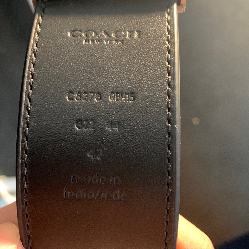 Coach belt 42’ NEVER USED
